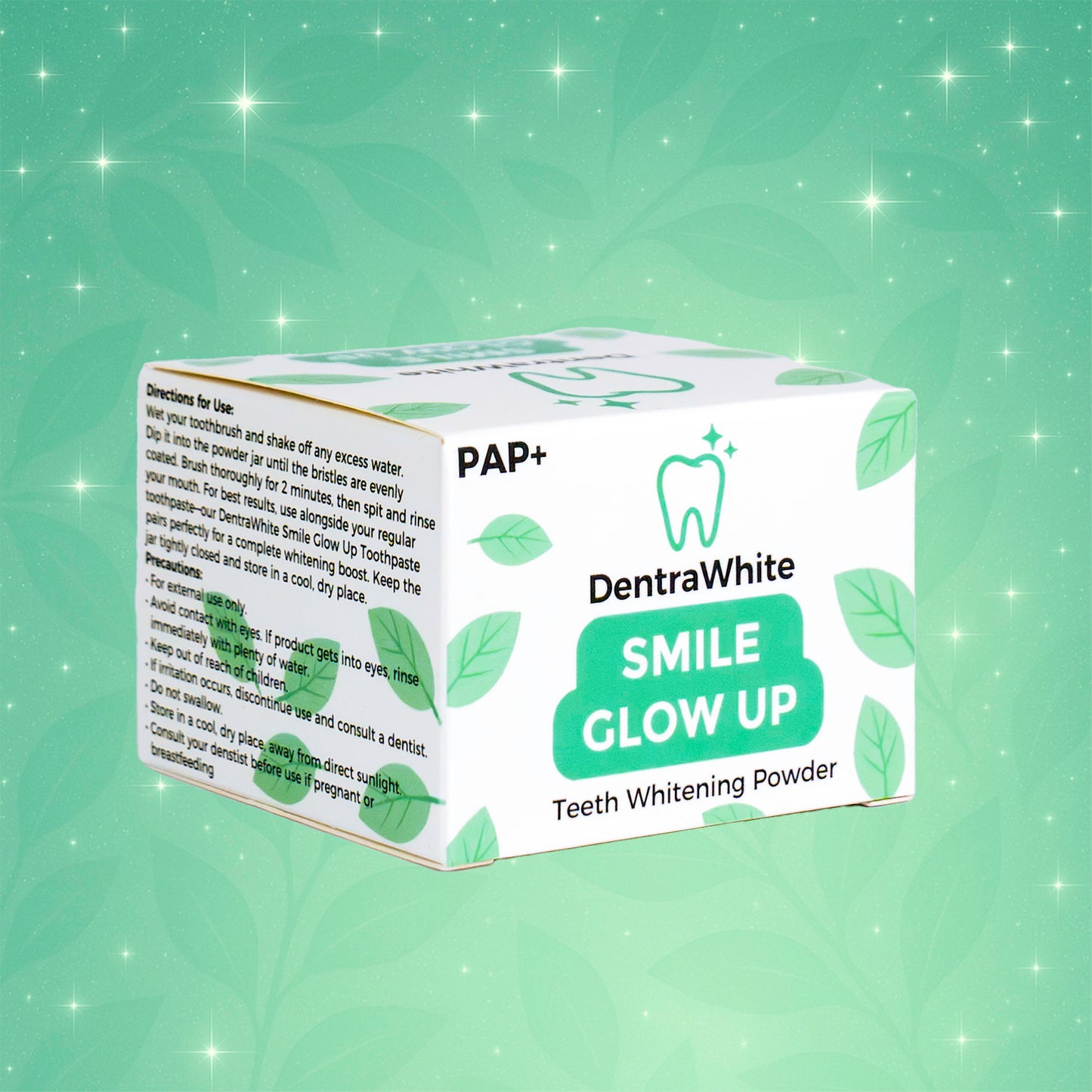 Radiant Powder Pair – 2× Smile Glow Up Teeth Whitening Powder (PAP+) – XL 40g Jars