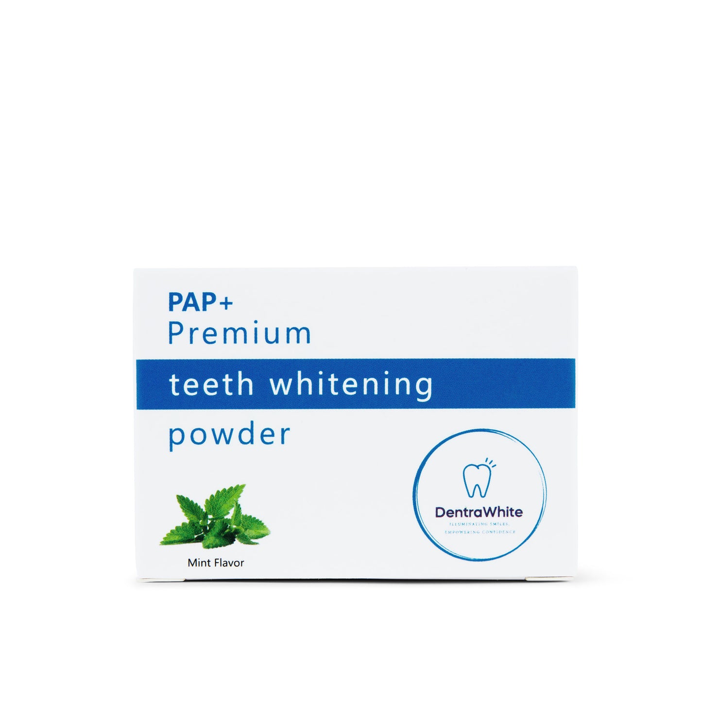 DentraWhite Teeth Whitening Powder – Stain Removal for a Brighter Smile, Fresh Mint Flavour
