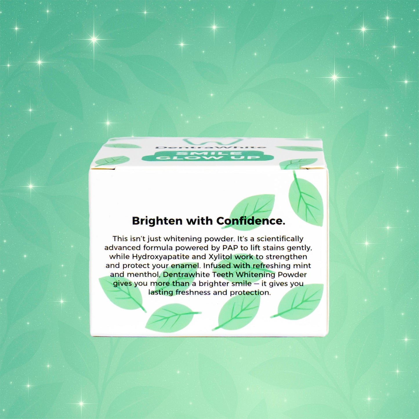 DentraWhite Smile Glow Up Teeth Whitening Powder (PAP+) – XL 40g