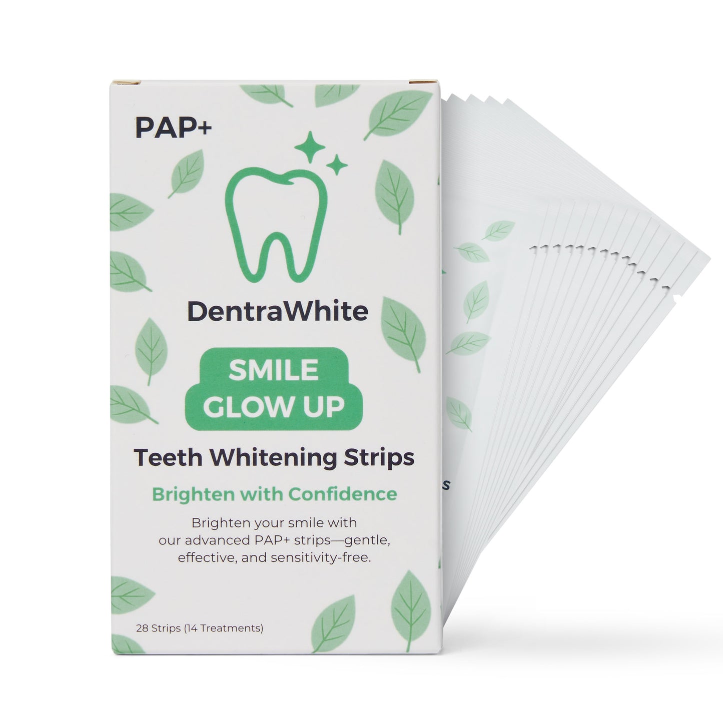 Ultimate Glow Bundle – Pre + Probiotic Enamel Strengthening Toothpaste (XL 120g), Smile Glow Up Teeth Whitening Strips (PAP+) – 14 Treatments / 28 Strips & Teeth Whitening Powder (PAP+) – XL 40g