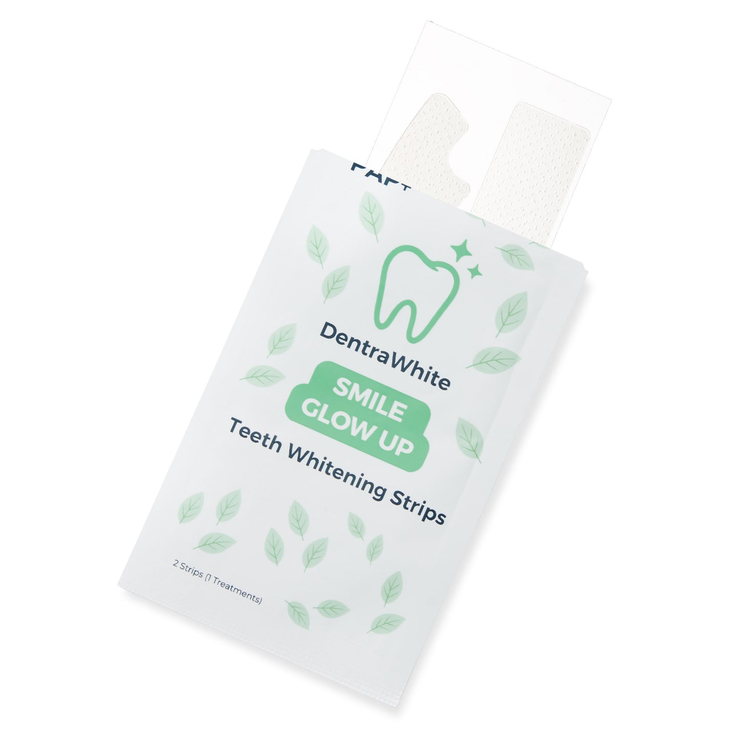 DentraWhite Smile Glow Up Teeth Whitening Strips (PAP+) – 28 Treatments / 56 Strips
