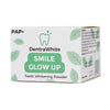 DentraWhite Smile Glow Up PAP+ Teeth Whitening Powder box and jar