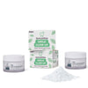 Two DentraWhite Smile Glow Up PAP+ Teeth Whitening Powder jars with box and loose powder
