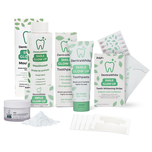The Complete Glow Essentials Bundle - Teeth Whitening & Daily Oral Care